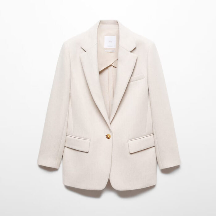Structured wool blazer
